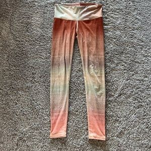 Orange Ombre Leggings